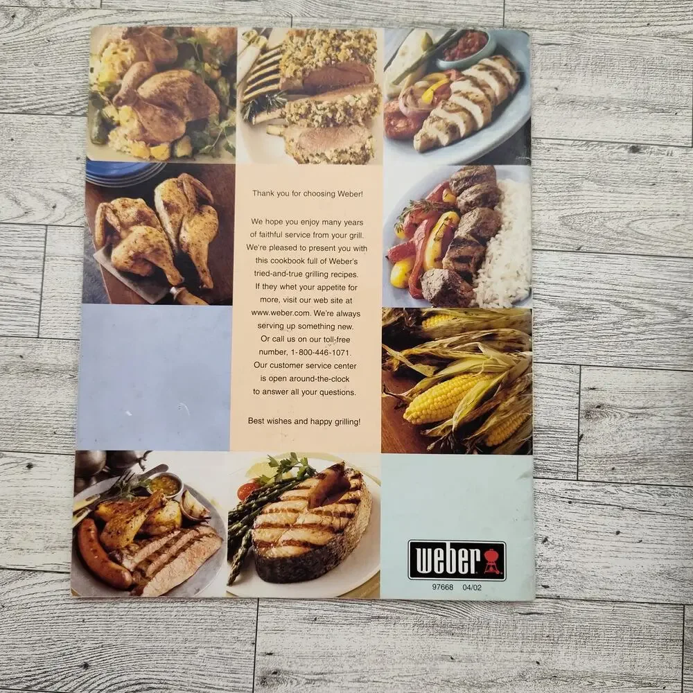 Weber Gas‎ Grill Cookbook - Softcover PB Paperback Grilling BBQ